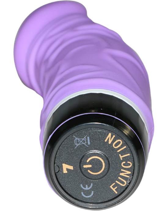 Silicone Classic Vibrator - Thick Veined