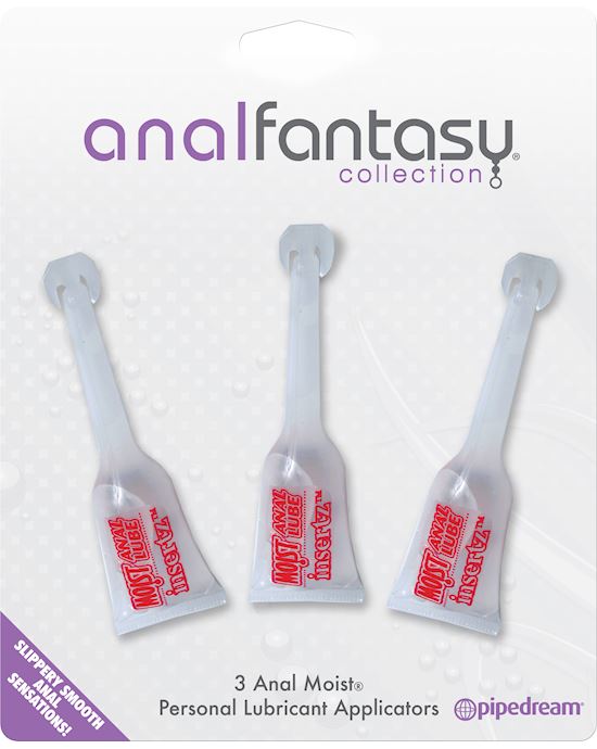 Anal Fantasy Collection Anal Moist Personal Lubricant Applicators