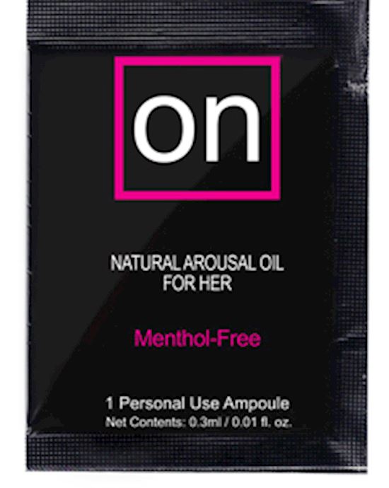 On For Her Arousal Oil Ampoule Packet